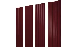 Штакетник Twin с прямым резом 0,5 Satin Matt RAL 3005 красное вино. Цена: 166 руб. Артикул: 46282