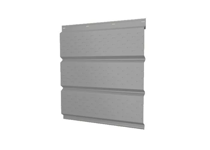 Софит металл GL с перфорацией Satin 0,5 мм RAL 9003 сигнальный белый купить в краснодаре