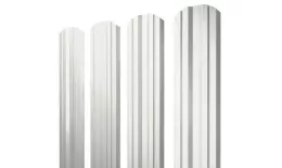 Штакетник Grand Line Twin фигурный 0,45 Drap RAL 9003 Сигнальный белый. Цена: 115 руб. Артикул: Twin_235