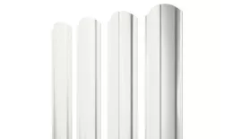 Штакетник Grand Line Slim Полукруглый фигурный 0,5 Satin RAL 9003 Сигнальный белый. Цена: 113 руб. Артикул: Slim_Fig_085