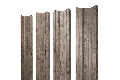 Штакетник Grand Line М-образный В 0,45 Print Premium РФ Silver Wood Серебряное дерево купить в краснодаре
