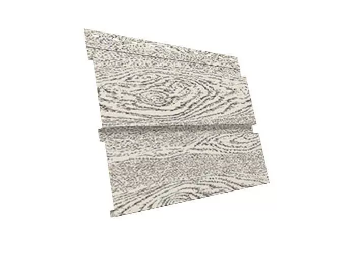 Металлический сайдинг Grand Line Квадро Брус Print Premium РФ 0,45 мм Серебряное дерево купить в краснодаре