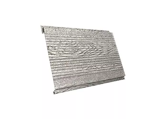 Металлический сайдинг Grand Line Вертикаль Гофр Print Premium РФ 0,45 мм Серебряное дерево купить в краснодаре