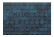 Гибкая черепица Tegola Nordland Антик синий с отливом – Купить оптом и в розницу