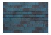 Гибкая черепица Tegola Nordland Классик синий с отливом – Купить оптом и в розницу