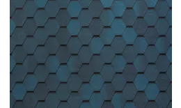 Гибкая черепица Tegola Nordland Нордик синий с отливом. Артикул: Tegola5-bl