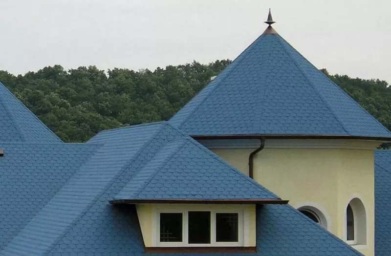 Гибкая черепица Tegola Nordland Антик синий с отливом купить в краснодаре