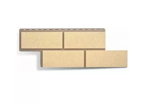 Фасадные панели Альта-Профиль Камень Неаполитанский Слоновая кость купить в краснодаре