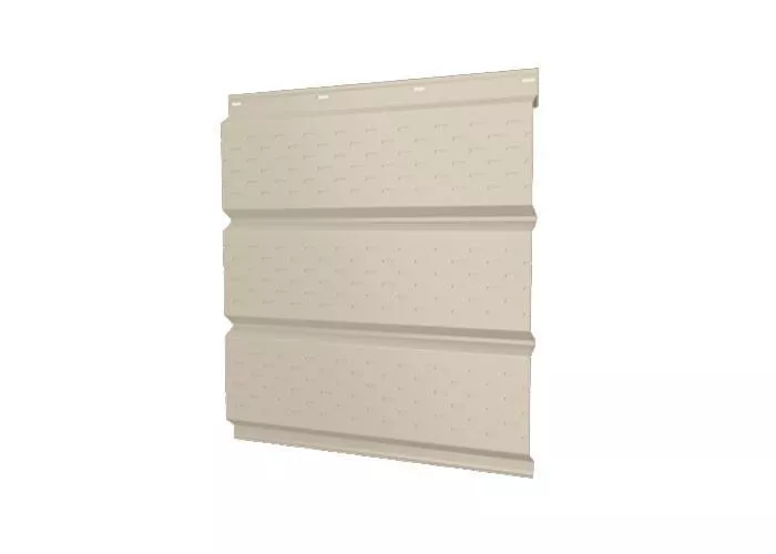 Софит металл GL с перфорацией Drap 0,45 мм RAL 1014 слоновая кость купить в краснодаре