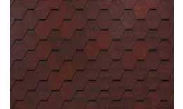 Гибкая черепица Tegola Top Shingle Смальто (Smalto) красный. Артикул: Tegola6