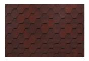 Гибкая черепица Tegola Top Shingle Смальто (Smalto) красный – Купить оптом и в розницу