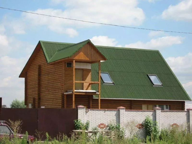 Кровельный лист Ондулин Смарт 1950х950 мм, зеленый купить в краснодаре