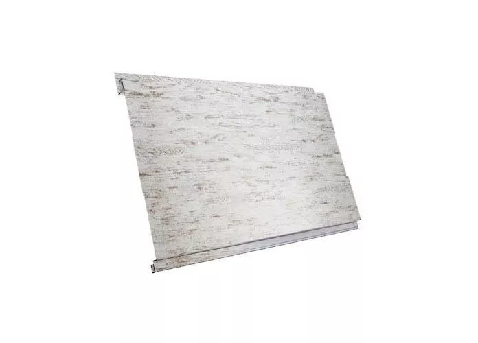 Металлический сайдинг Grand Line Вертикаль Проф Print Elite Cнежное дерево купить в краснодаре