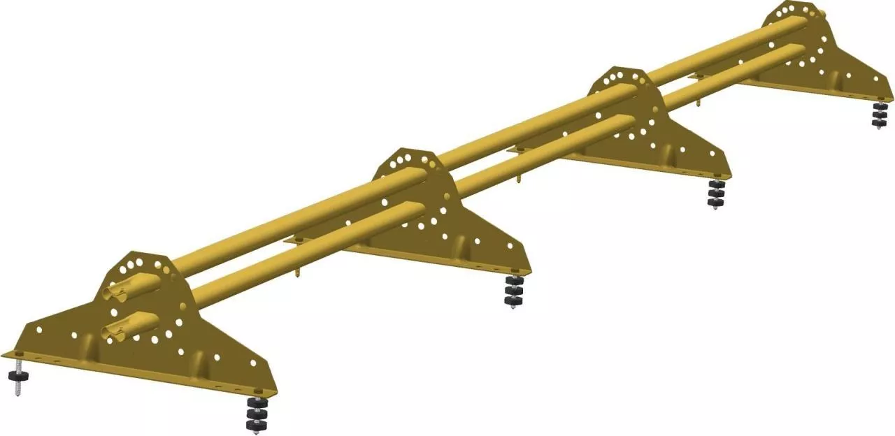 Снегозадержатель трубчатый Grand Line RAL 1018 3м купить в краснодаре