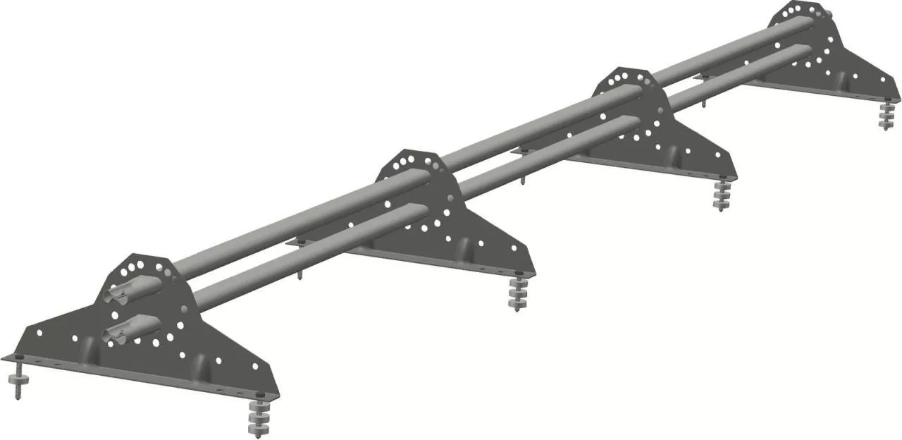 Снегозадержатель трубчатый Grand Line RAL 7037 3м купить в краснодаре