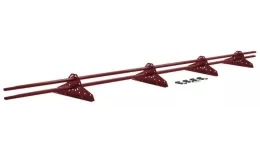 Снегозадержатель трубчатый для натуральной черепицы Стандарт RAL3011 1м(проф.до 50мм). Цена: 2209 руб. Артикул: 43734