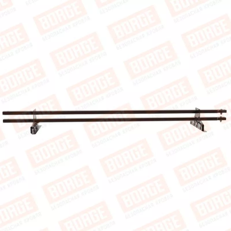 Снегозадержатель трубчатый BORGE 1,5м, для фальцевой кровли, коричневый шоколад (RAL 8017) купить в краснодаре