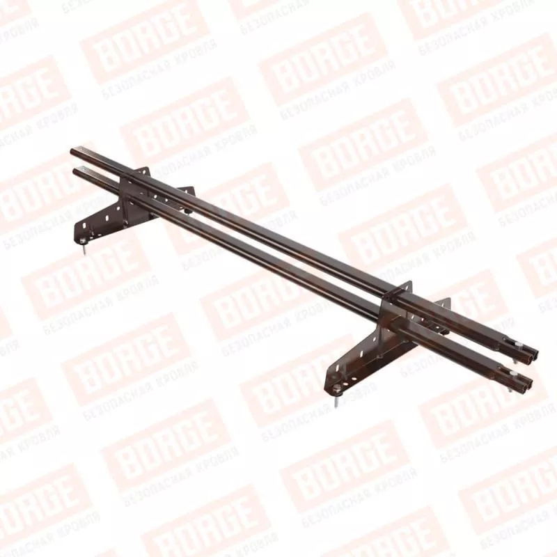 Снегозадержатель трубчатый BORGE 1,5м, коричневый шоколад (RAL 8017) купить в краснодаре