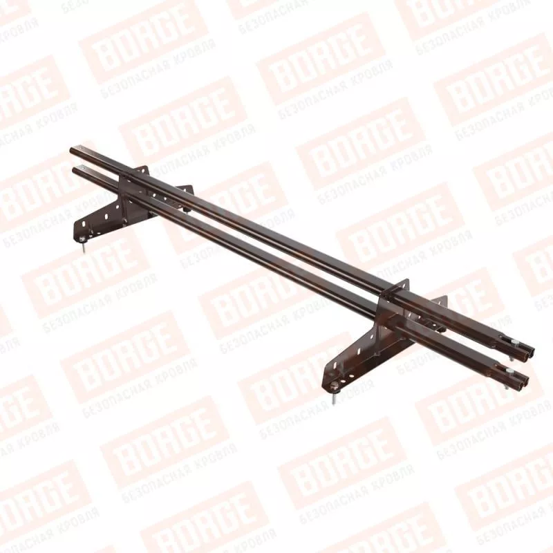 Снегозадержатель трубчатый BORGE 1,5м, коричневый шоколад (RAL 8017) купить в краснодаре