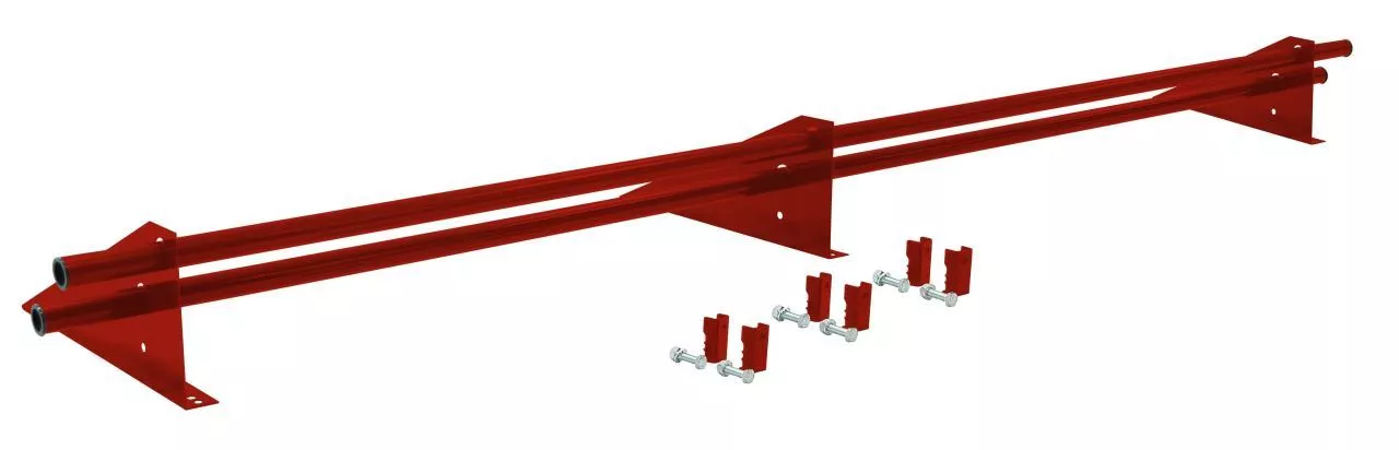 Снегозадержатель трубчатый для фальцевой кровли Optima RAL 3020 3м купить в краснодаре