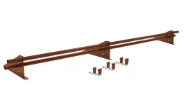 Снегозадержатель трубчатый для фальцевой кровли Optima RAL 8004 3м. Цена: 3170 руб. Артикул: 44490