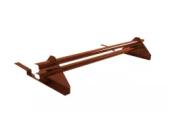 Снегозадержатель трубчатый для композитной черепицы RAL 8004 (1м) – Купить оптом и в розницу