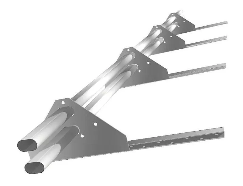 Снегозадержатель трубчатый на сендвич-панель/профнастил Стандарт RAL9016 3м купить в краснодаре