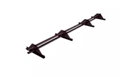 Снегозадержатель трубчатый для натуральной черепицы Стандарт RAL8019 3м(проф.до 50мм). Артикул: 43751