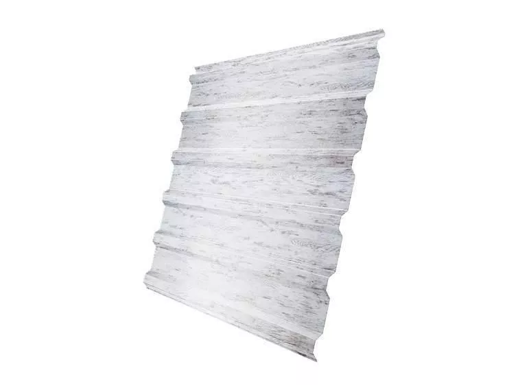 Профнастил Grand Line С20R Print Elite 0,45 мм Snow Wood Cнежное дерево купить в краснодаре