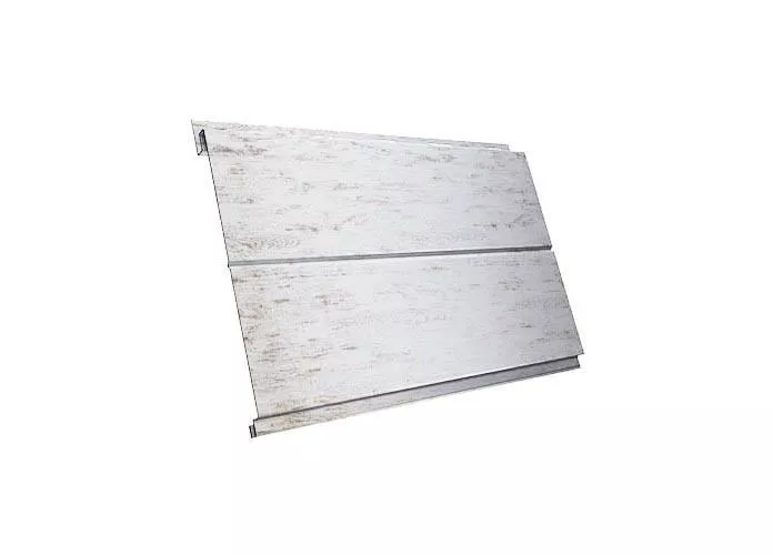 Металлический сайдинг Grand Line Вертикаль Line Print Elite Cнежное дерево купить в краснодаре