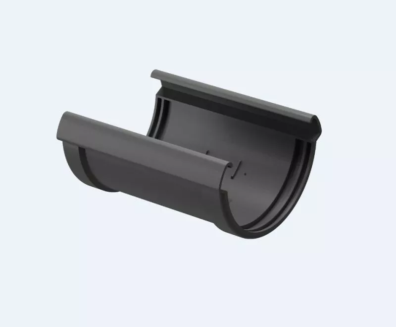 Соединитель желобов Döcke LUX Графит купить в краснодаре