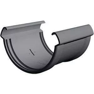 Соединитель желобов Döcke LUX Графит купить в краснодаре