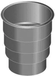Соединитель дренажного трапа. Пластик. (90/125) CM Vattern купить в краснодаре