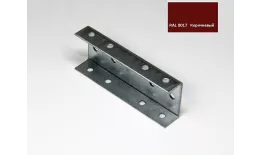 Соединитель профиль-поперечины 40*20 , порошковая окраска RAL 8017 Коричневый. Цена: 128 руб. Артикул: Yuventa_Soed_Prof_poperehina_03