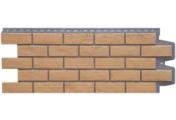 Фасадные панели GRAND LINE Коллекция Состаренный Кирпич Design Plus солома с темно-бежевым швом – Купить оптом и в розницу