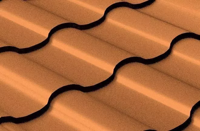 Металлочерепица GL Кредо (Kredo) 0.5 Quarzit Cuprum Steel медь купить в краснодаре