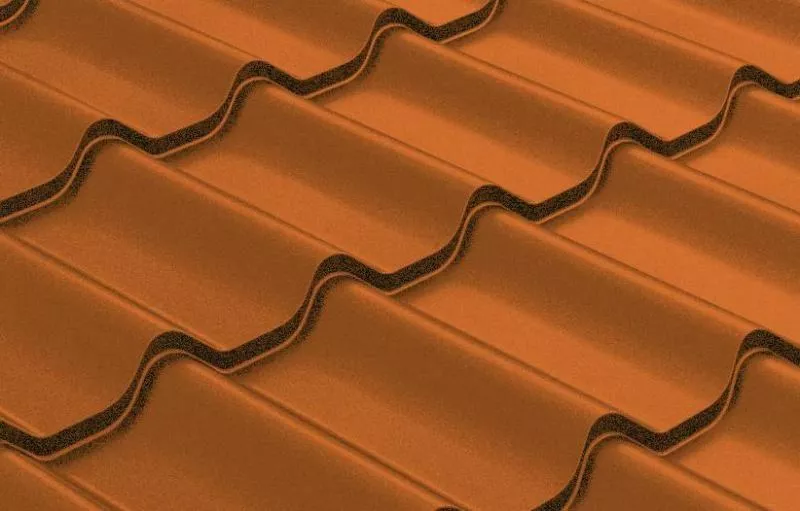 Металлочерепица GL Классик (Classic) 0.5 Quarzit Сuprum Steel медь купить в краснодаре