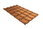 Металлочерепица GL Камея (Kamea) 0,5 Quarzit Cuprum Steel медь – Купить оптом и в розницу