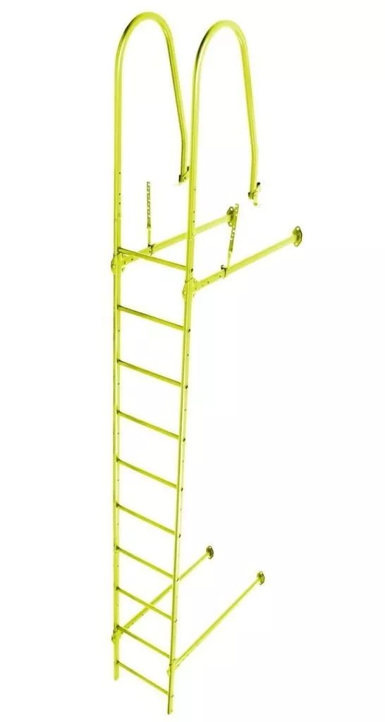 Лестница стеновая Grand Line RAL 1018 2,76м купить в краснодаре