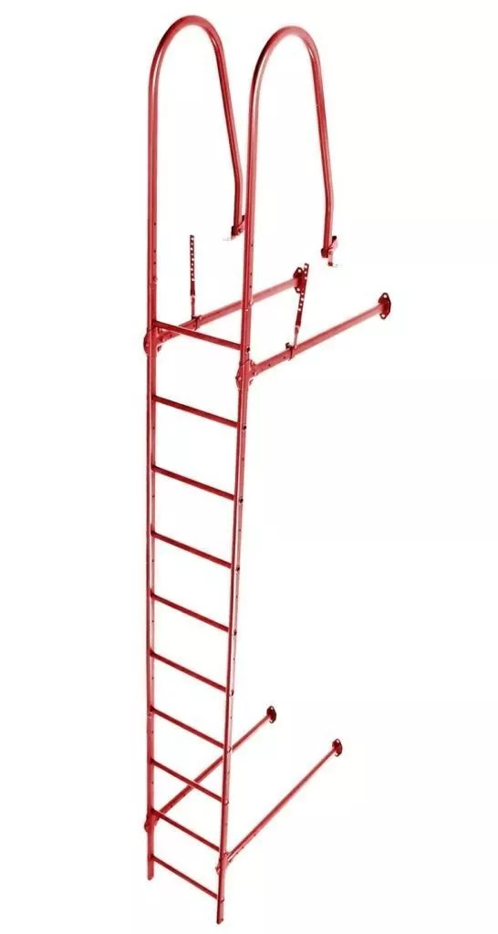 Лестница стеновая Grand Line RAL 3020 2,76м купить в краснодаре