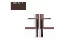 Стопор для ворот, СВ (50см) ППК RAL 8017 Коричневый. Артикул: Yuventa_zasov_8_2