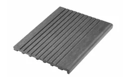 Ступень UnoDeck Scala полнотелая крупный вельвет, серый. Артикул: 49074