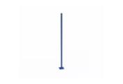 Столб для забора 2000мм, с приваренной пластиной 120Х120. RAL 5005 Синий – Купить оптом и в розницу