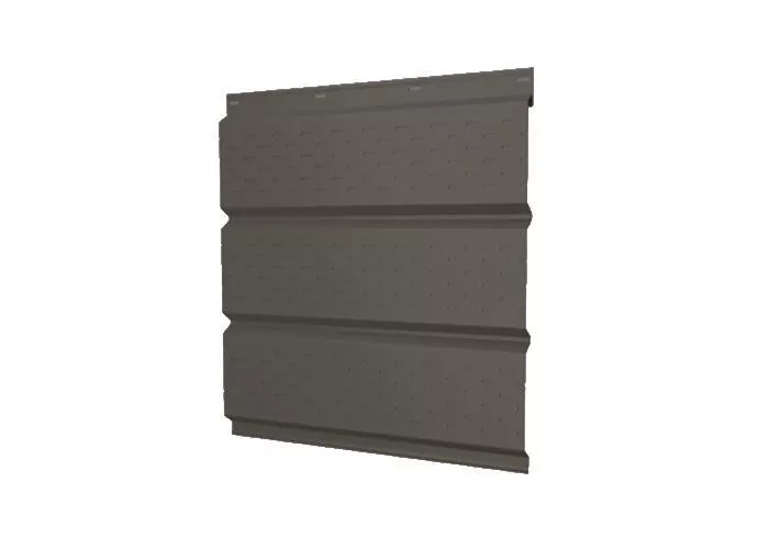 Софит металл GL с перфорацией Drap 0,45 мм RR 32 темно-коричневый купить в краснодаре