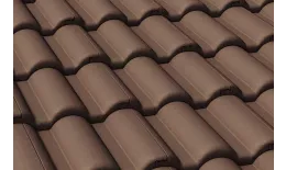 Цементно-песчаная минеральная черепица Braas Таунус темно-коричневый. Цена: 136 руб. Артикул: zp10