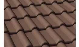 Цементно-песчаная минеральная черепица Braas Франкфурт темно-коричневый. Цена: 136 руб. Артикул: zp04