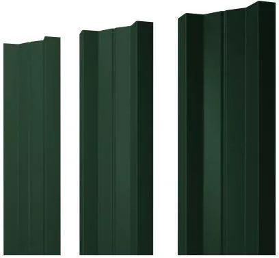 Штакетник Grand Line П-образный А фигурный 0,5 Velur RAL 6020 Хромовая зелень купить в краснодаре