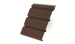 Софит виниловый Т4 перфорированный Grand Line Классика 3,0 мм Brown коричневый. Цена: 444 руб. Артикул: GrandLine6_8