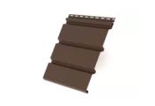 Софит виниловый Т4 со скрытой перфорацией Grand Line Классика 3,0 мм Brown коричневый – Купить оптом и в розницу