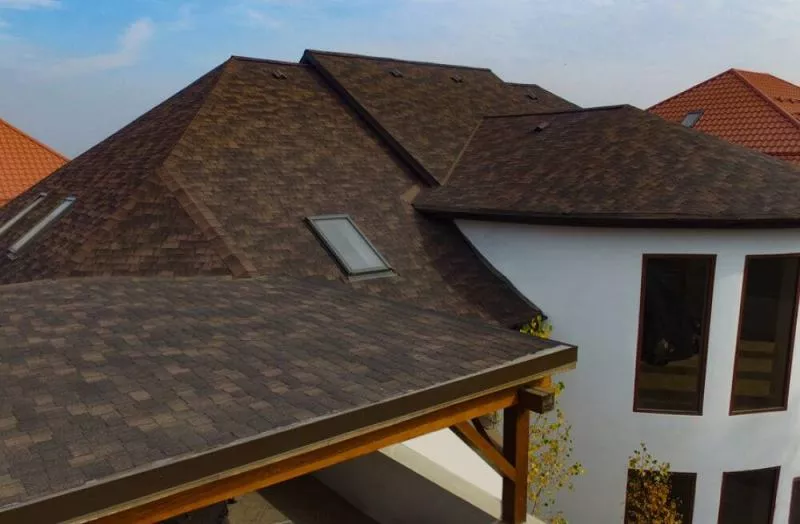 Гибкая черепица Katepal Ambient темная охра купить в краснодаре